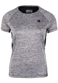 Gorilla Wear Monetta Performance T-Shirt, grey melange/black