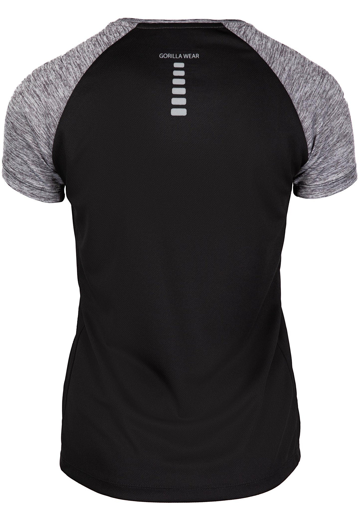 Gorilla Wear Monetta Performance T-Shirt, grey melange/black