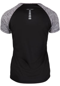 Gorilla Wear Monetta Performance T-Shirt, grey melange/black