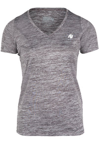 Gorilla Wear Elmira V-Neck T-Shirt, grey melange