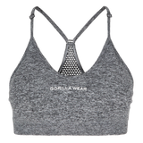 Gorilla Wear Quincy Seamless Sports Bra, grey melange