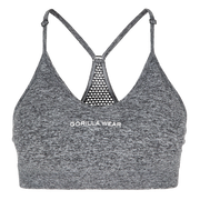 Gorilla Wear Quincy Seamless Sports Bra, grey melange
