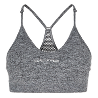 Gorilla Wear Quincy Seamless Sports Bra, grey melange