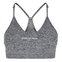 Gorilla Wear Quincy Seamless Sports Bra, grey melange