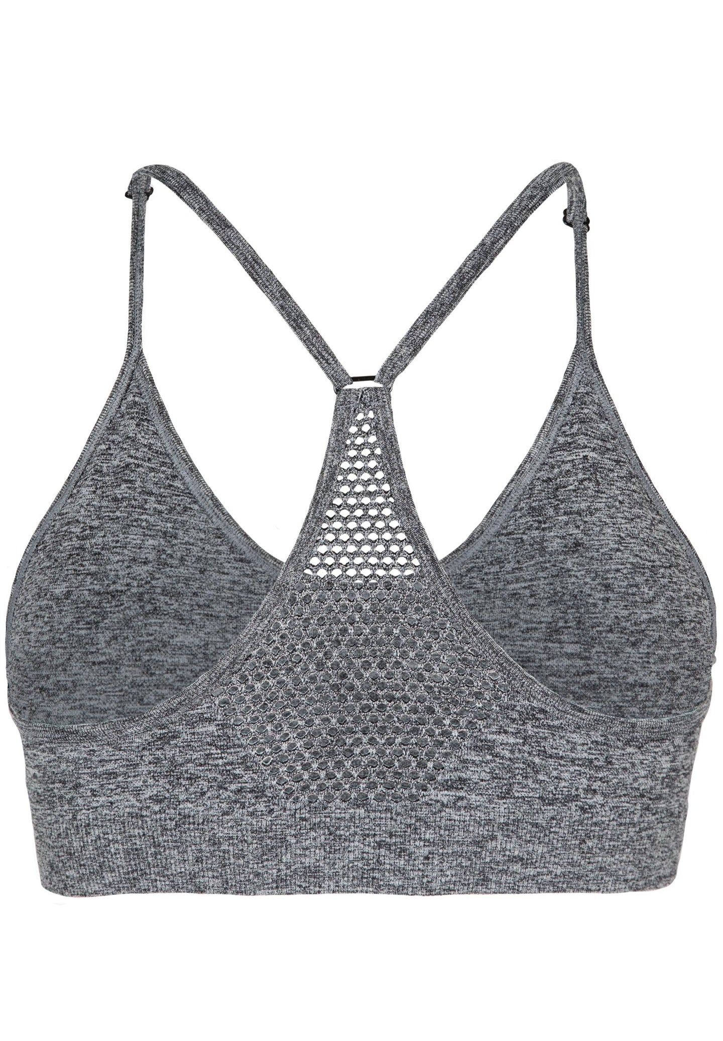 Gorilla Wear Quincy Seamless Sports Bra, grey melange