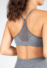 Gorilla Wear Quincy Seamless Sports Bra, grey melange