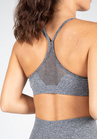 Gorilla Wear Quincy Seamless Sports Bra, grey melange