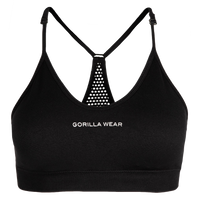Gorilla Wear Quincy Seamless Sports Bra, black