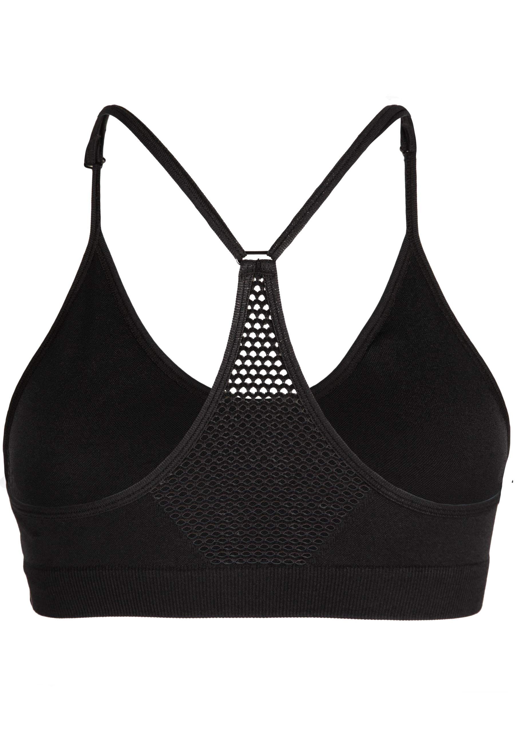 Gorilla Wear Quincy Seamless Sports Bra, black