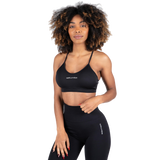 Gorilla Wear Quincy Seamless Sports Bra, black