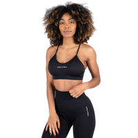 Gorilla Wear Quincy Seamless Sports Bra, black