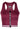 Gorilla Wear Mesa Zip Front Crop Top, burgundy red