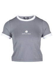 Gorilla Wear New Orleans Cropped T-Shirt, grey