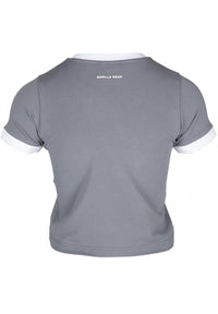 Gorilla Wear New Orleans Cropped T-Shirt, grey
