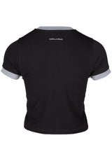 Gorilla Wear New Orleans Cropped T-Shirt, black