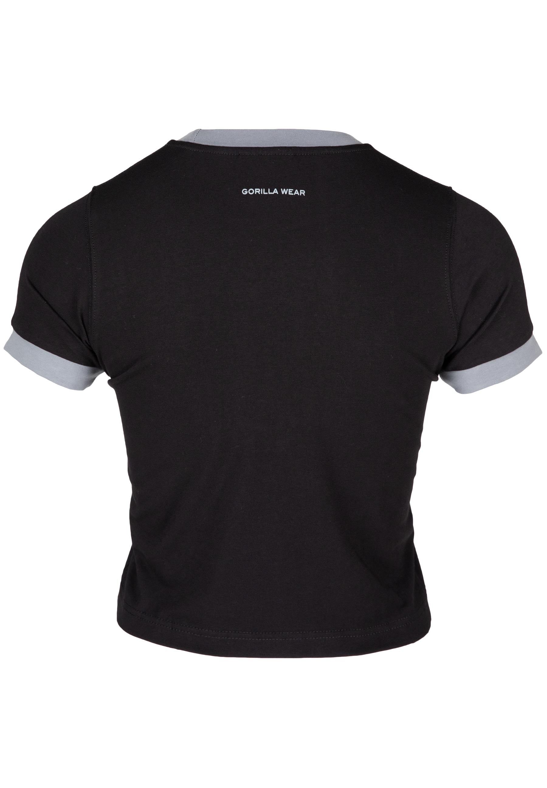 Gorilla Wear New Orleans Cropped T-Shirt, black