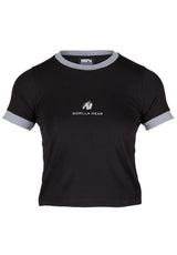Gorilla Wear New Orleans Cropped T-Shirt, black