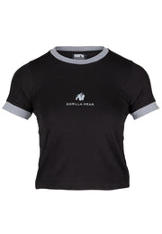 Gorilla Wear New Orleans Cropped T-Shirt, black