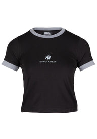 Gorilla Wear New Orleans Cropped T-Shirt, black