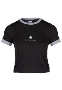 Gorilla Wear New Orleans Cropped T-Shirt, black
