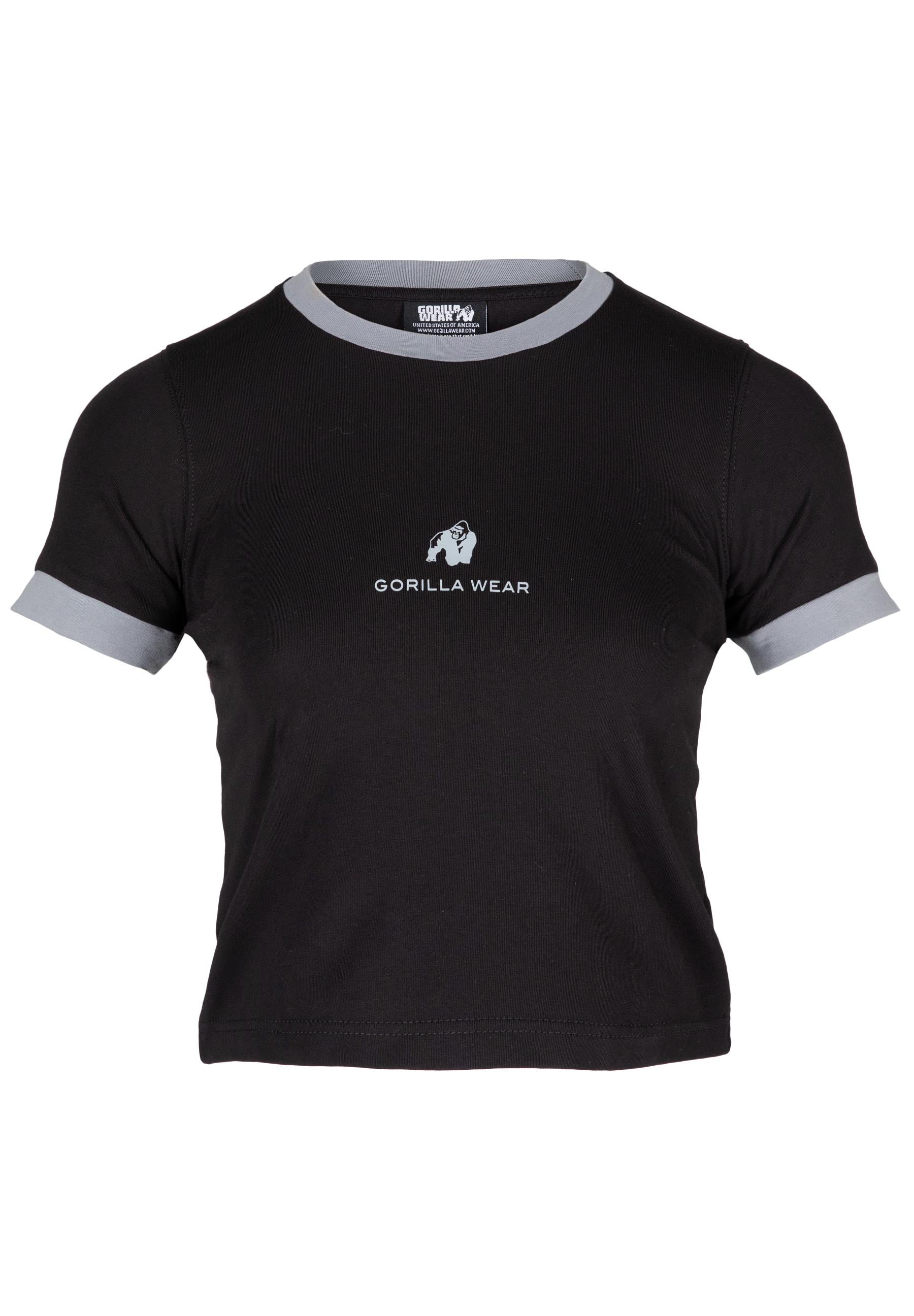 Gorilla Wear New Orleans Cropped T-Shirt, black
