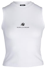 Gorilla Wear Livonia Crop Top, white