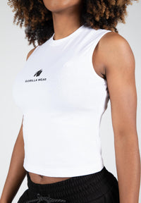 Gorilla Wear Livonia Crop Top, white