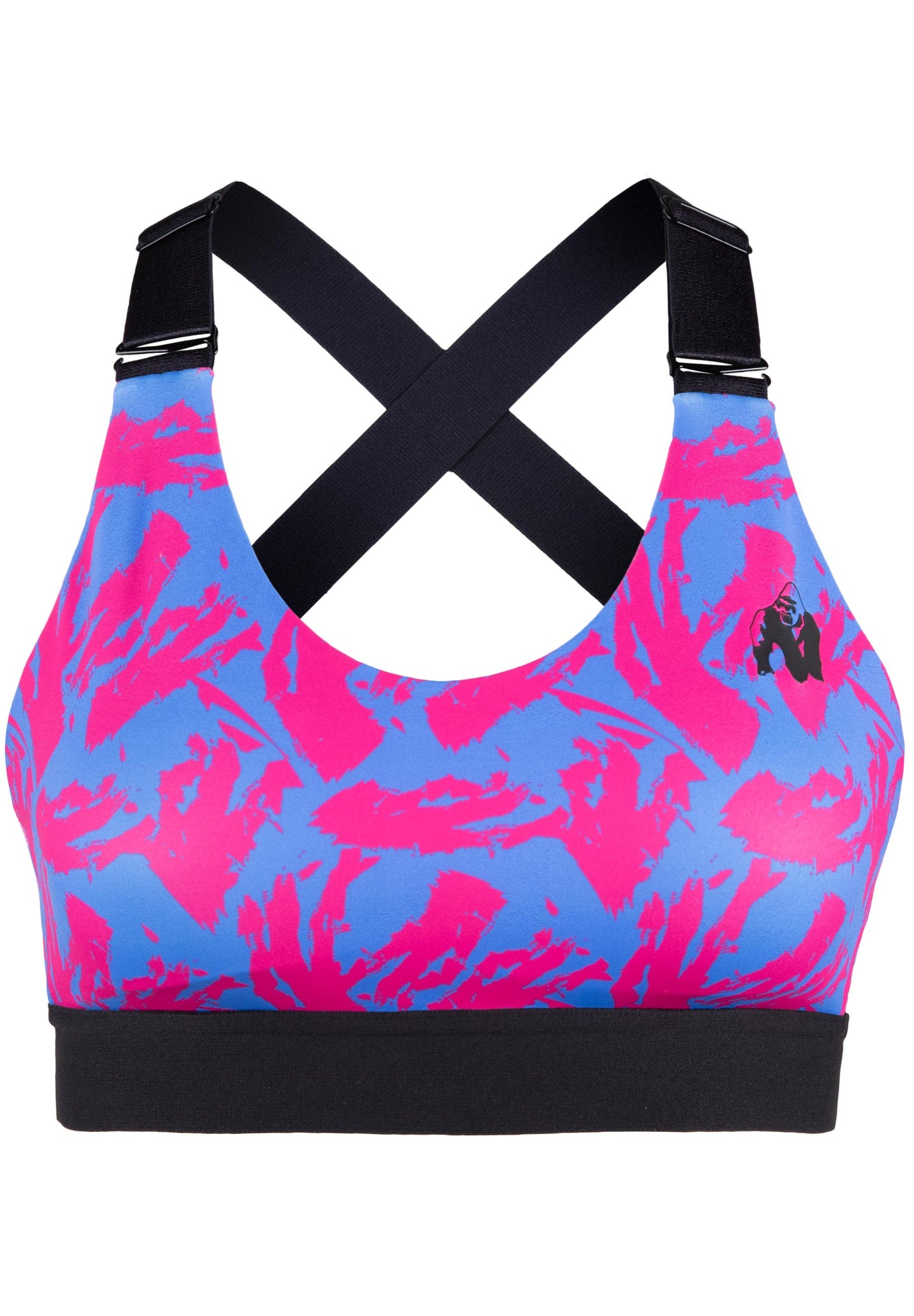 Gorilla Wear Colby Sports Bra, blue/pink