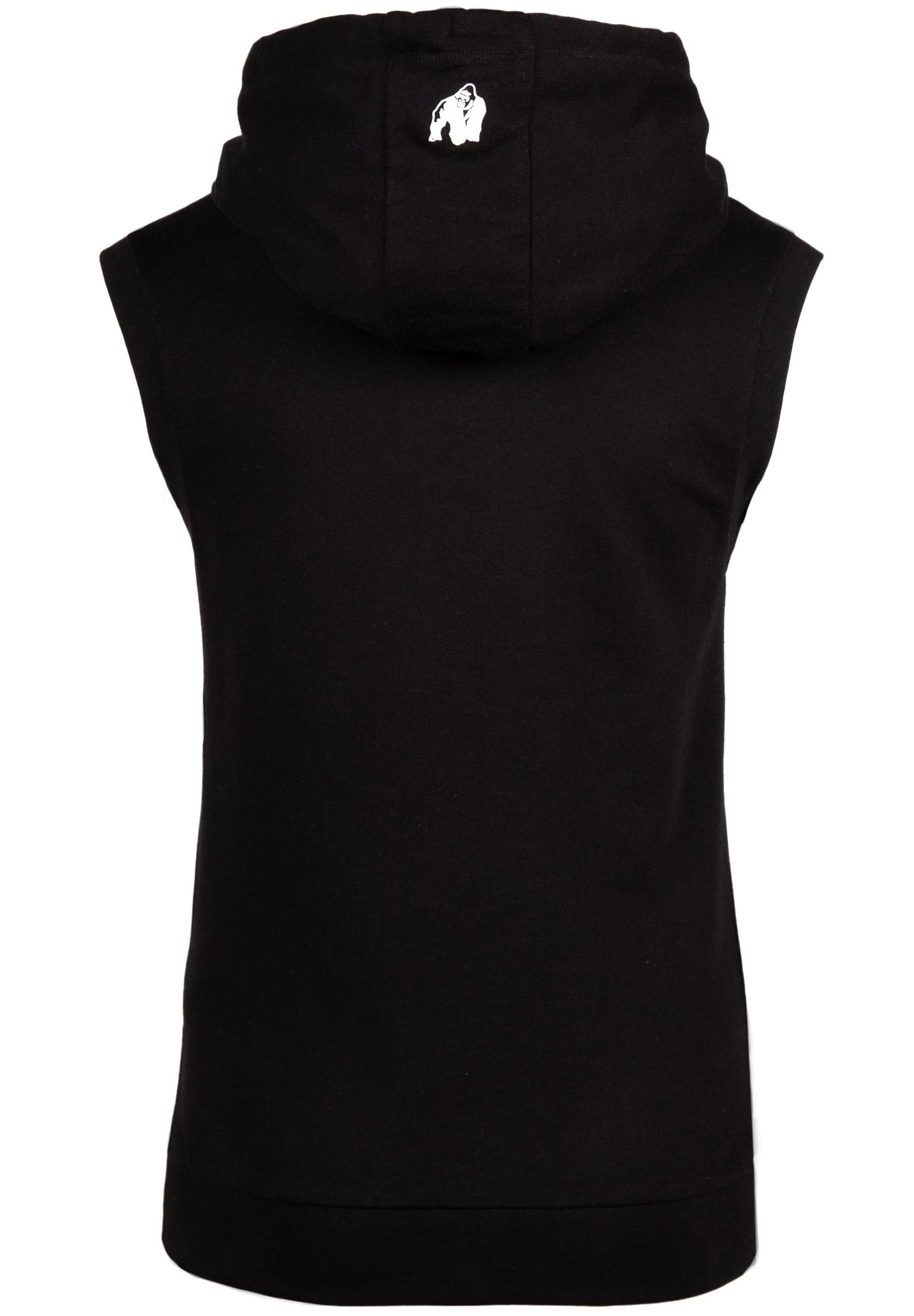 Gorilla Wear Virginia Sleeveless Hoodie, Svart