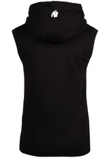 Gorilla Wear Virginia Sleeveless Hoodie, Svart