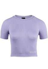 Gorilla Wear Selah Seamless Crop Top, lilac