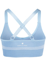 Gorilla Wear Selah Seamless Sports Bra, light blue