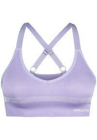 Gorilla Wear Selah Seamless Sports Bra, lilac