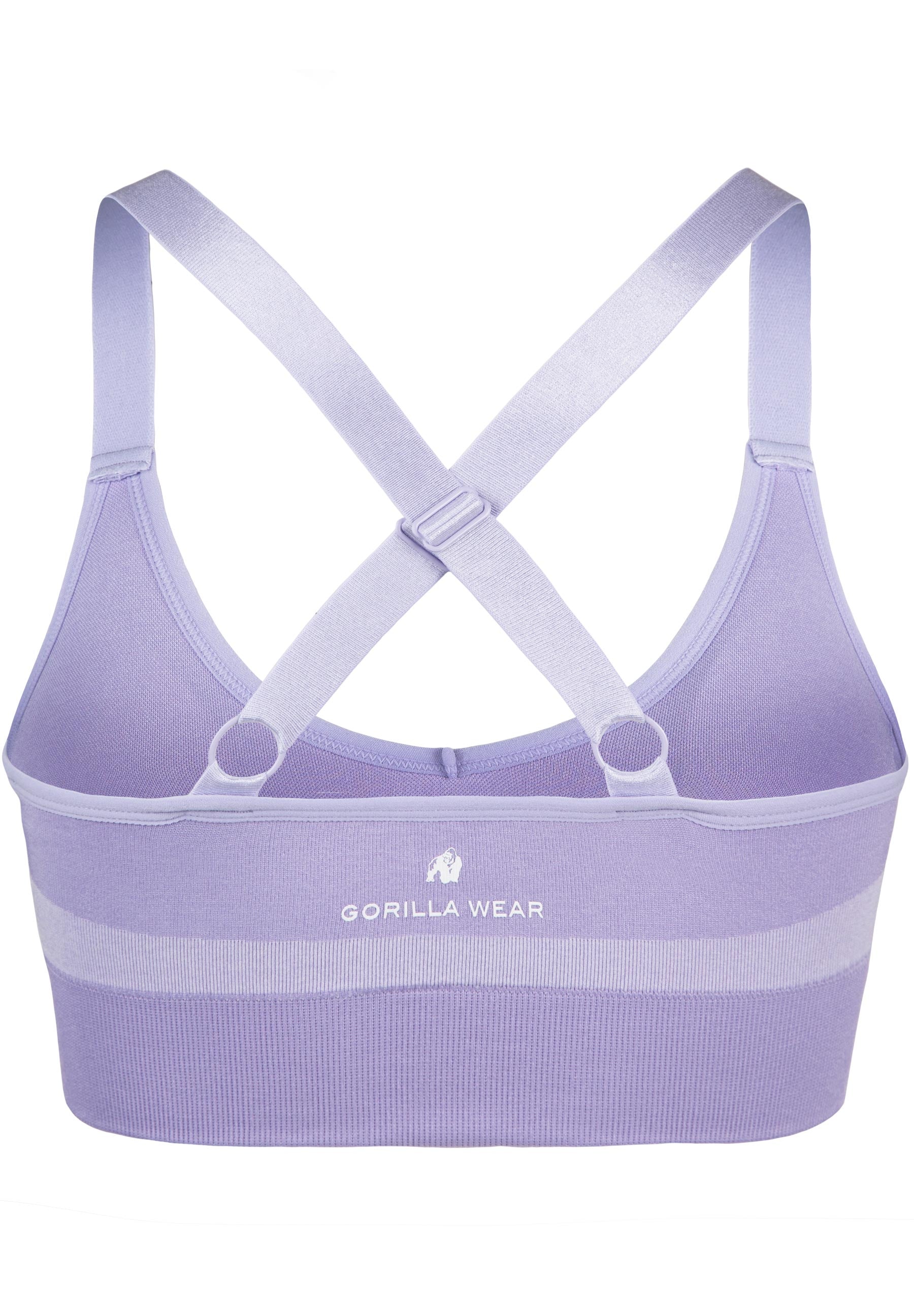 Gorilla Wear Selah Seamless Sports Bra, lilac