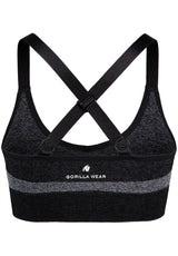 Gorilla Wear Selah Seamless Sports Bra, black