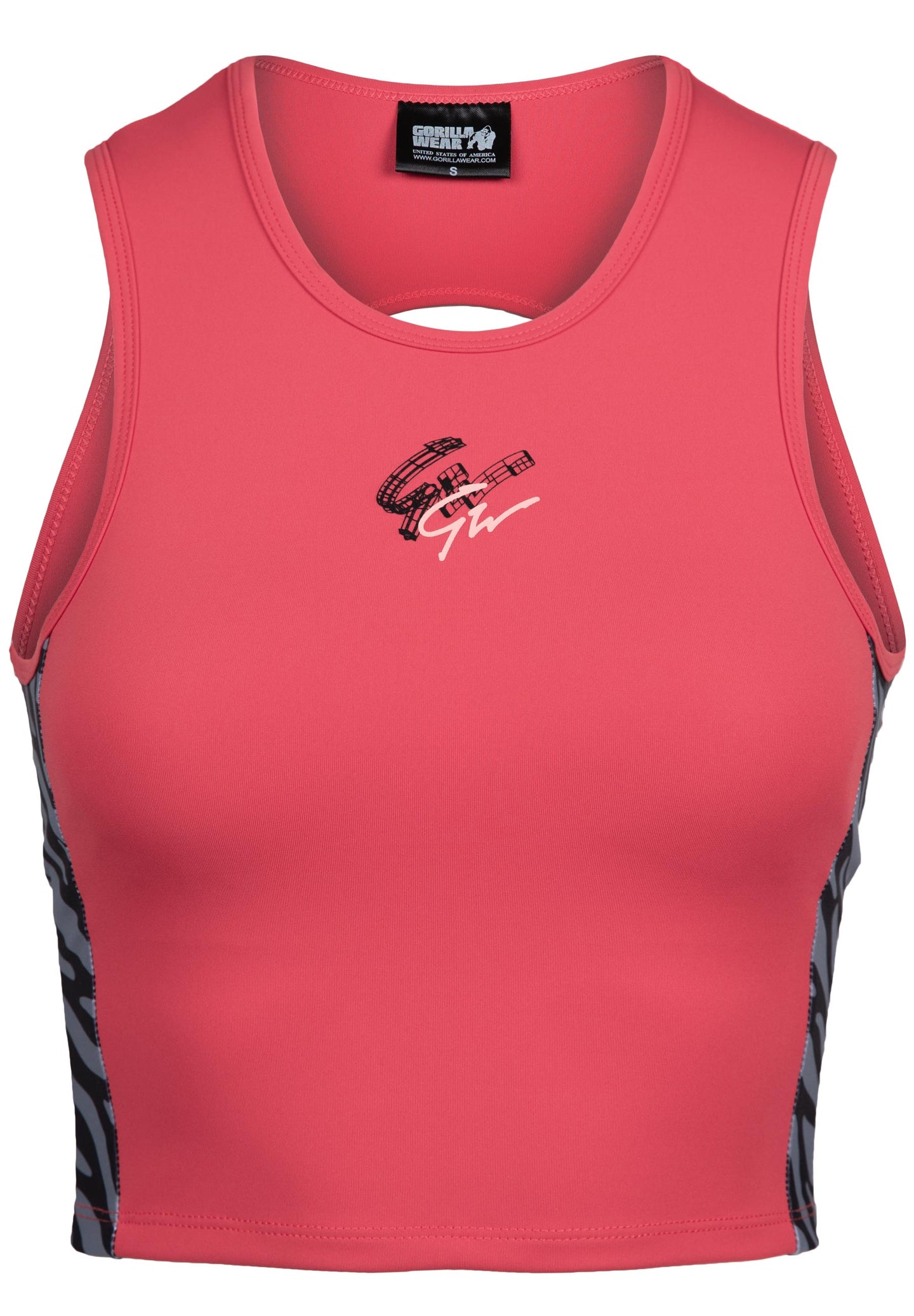 Gorilla Wear Zion Crop Top, red