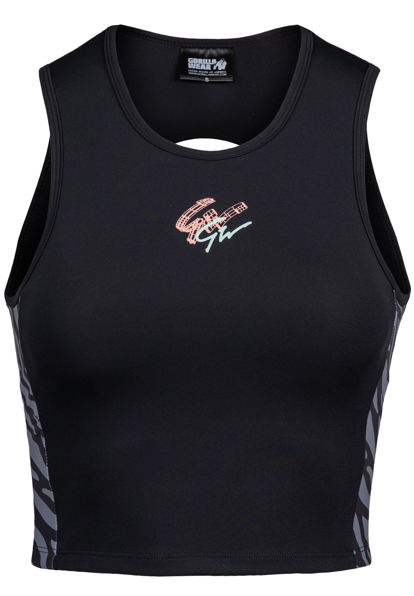Gorilla Wear Zion Crop Top, black