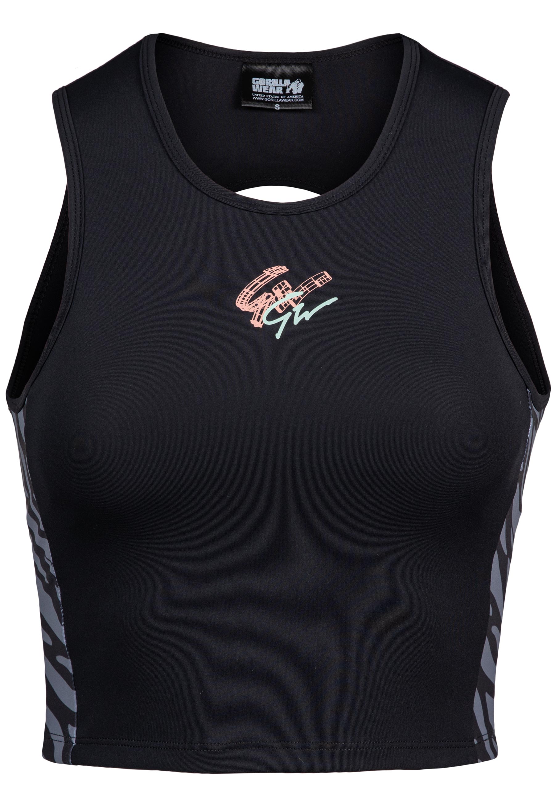 Gorilla Wear Zion Crop Top, black