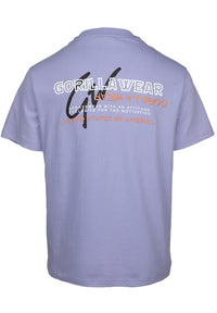 Gorilla Wear Medina Oversized T-Shirt, lilac