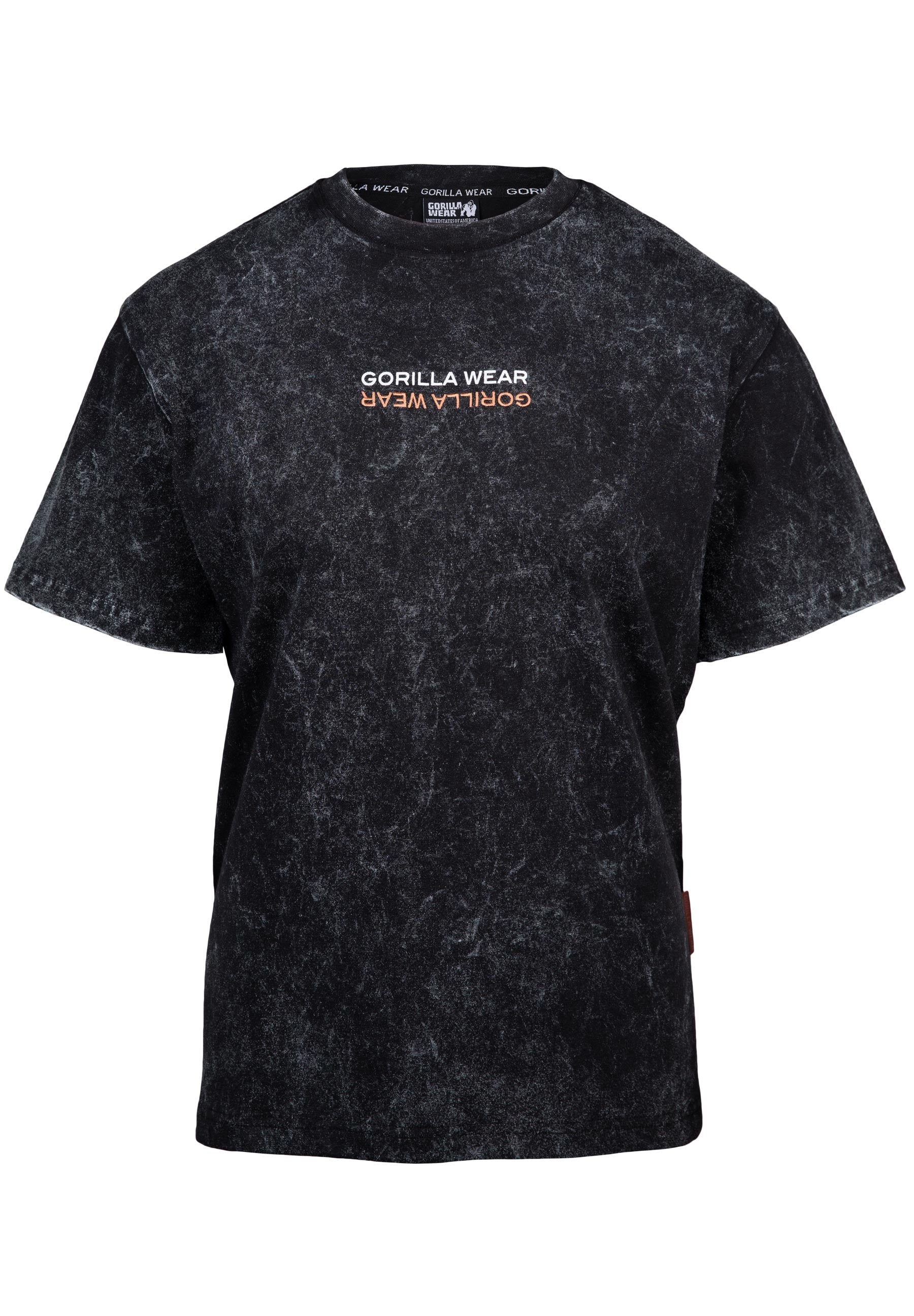 Gorilla Wear Medina Oversized T-Shirt, washed black