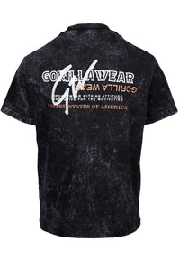 Gorilla Wear Medina Oversized T-Shirt, washed black