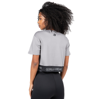Gorilla Wear Colby Cropped T-Shirt, grey