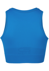 Gorilla Wear Olivia Seamless Crop Top, blue