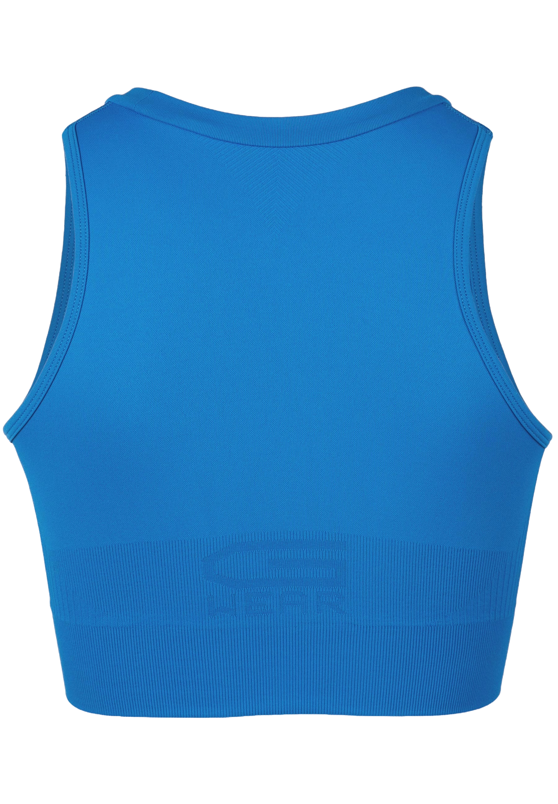 Gorilla Wear Olivia Seamless Crop Top, blue