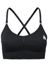 Gorilla Wear Olivia Seamless Sports Bra, black