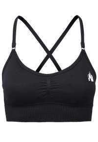 Gorilla Wear Olivia Seamless Sports Bra, black
