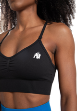Gorilla Wear Olivia Seamless Sports Bra, black