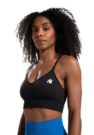 Gorilla Wear Olivia Seamless Sports Bra, black