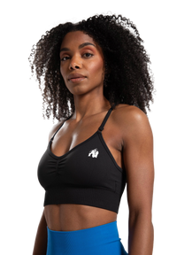Gorilla Wear Olivia Seamless Sports Bra, black