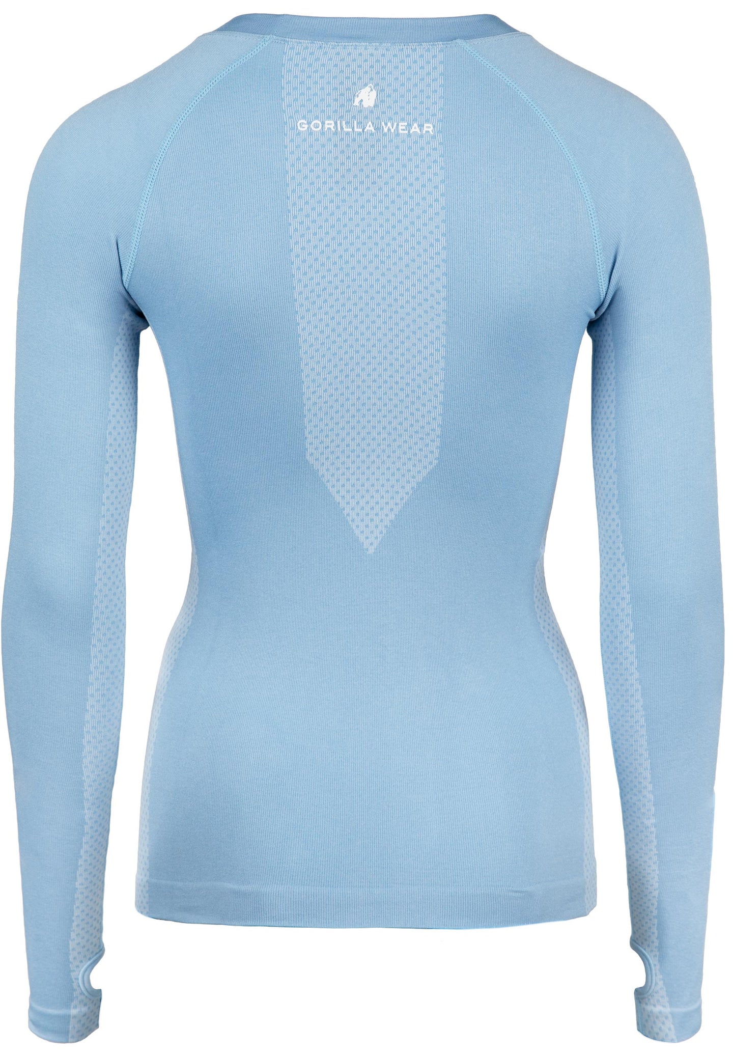 Gorilla Wear Selah Seamless Long Sleeve, light blue